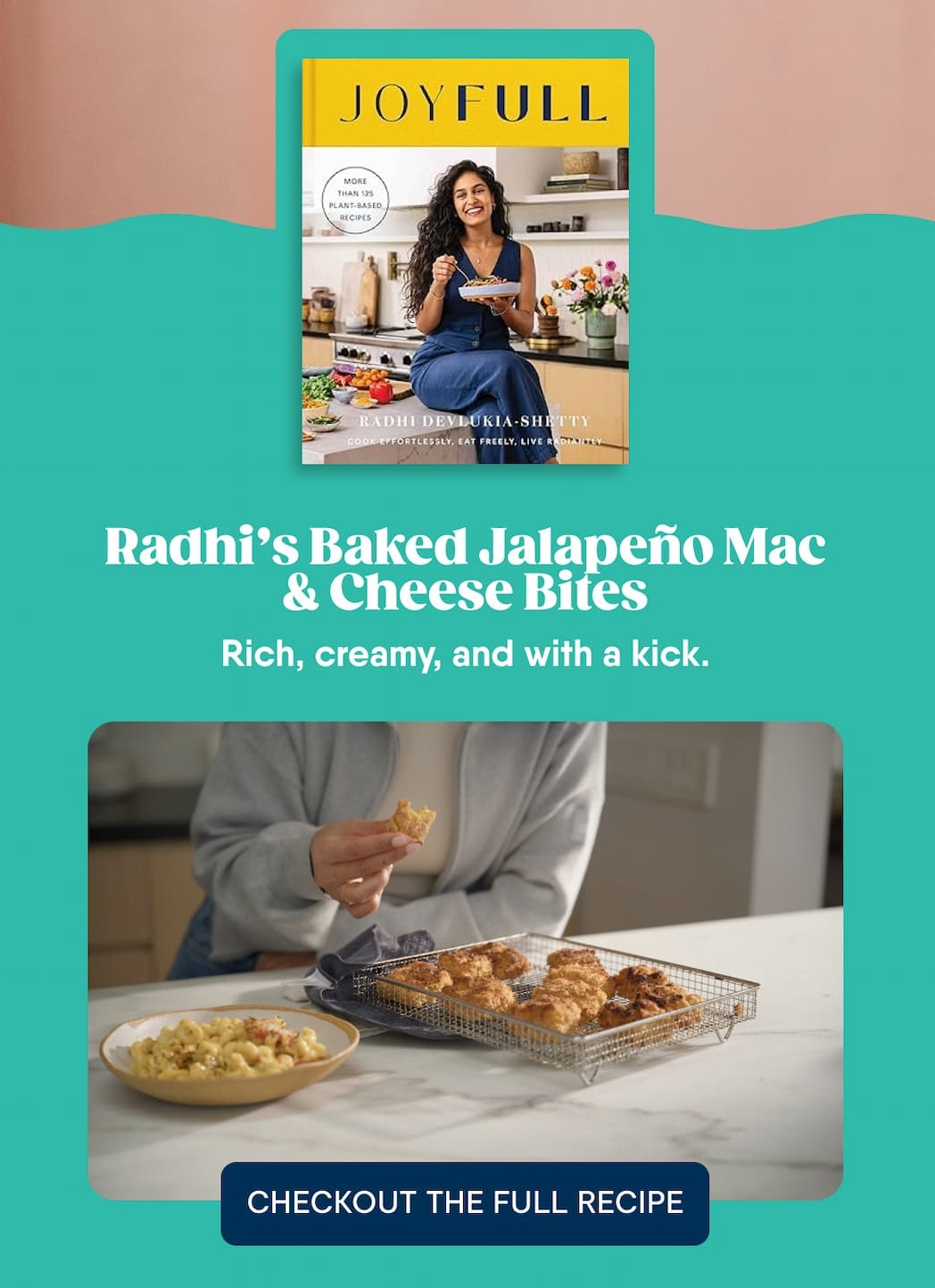 Radhi’s Baked Jalapeño Mac & Cheese Bites. Rich, Creamy, And With A Kick. Checkout The Full Recipe