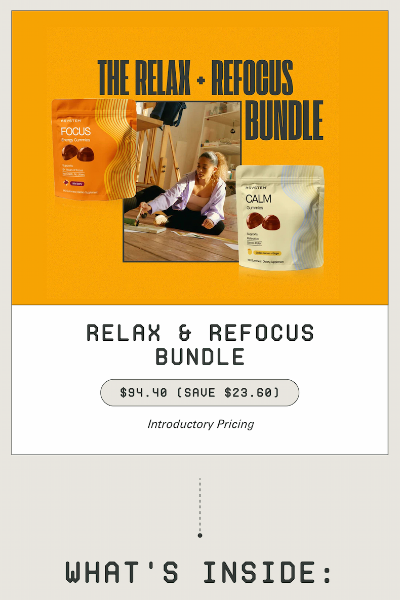 relax and refocus bundle 