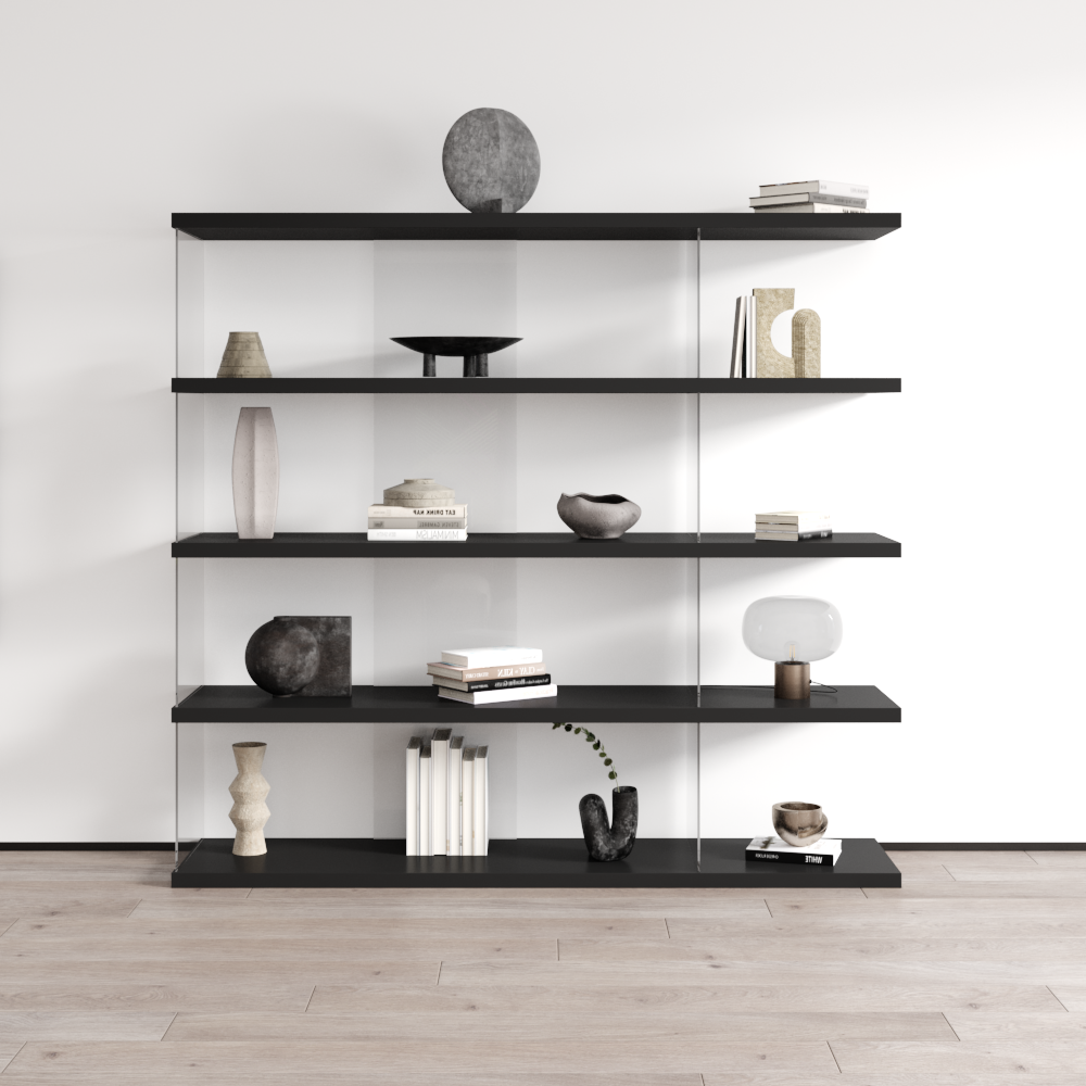 Gravity Bookcase Black