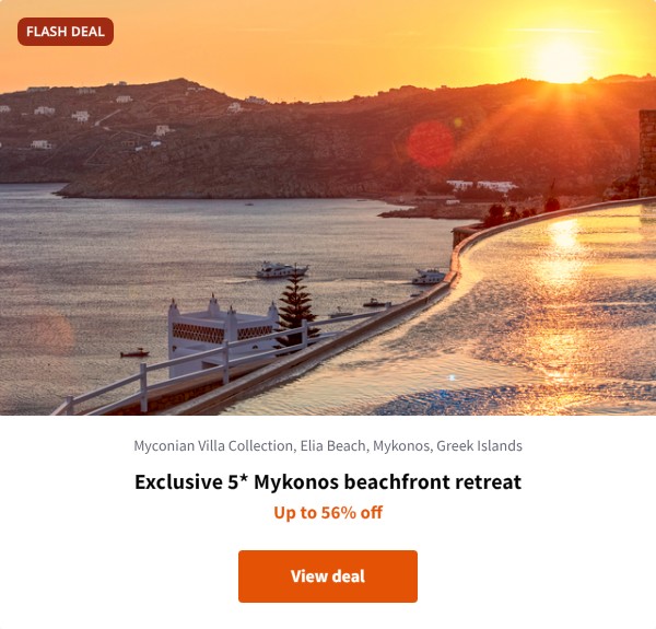 Exclusive 5* Mykonos beachfront retreat