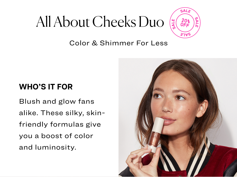 all about cheeks duo.