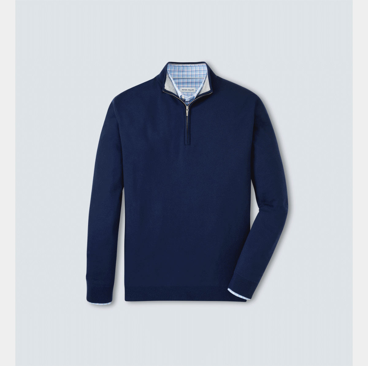 Coolspun Cotton Quarter-Zip Sweater 