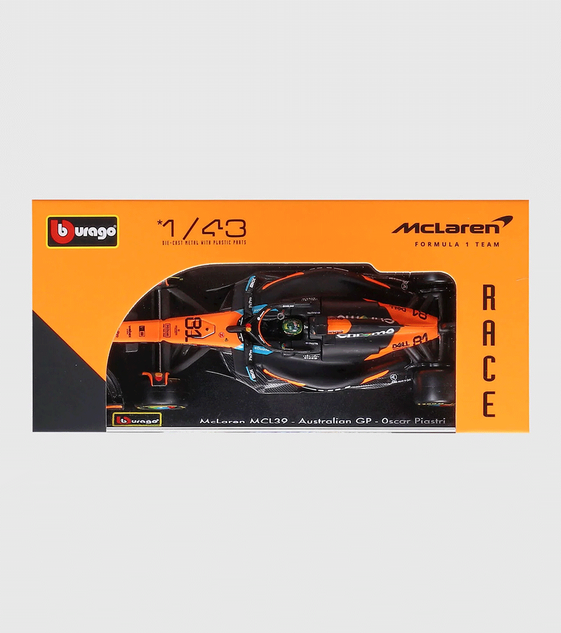 2025 Oscar Piastri MCL39 1:43 Scale Model