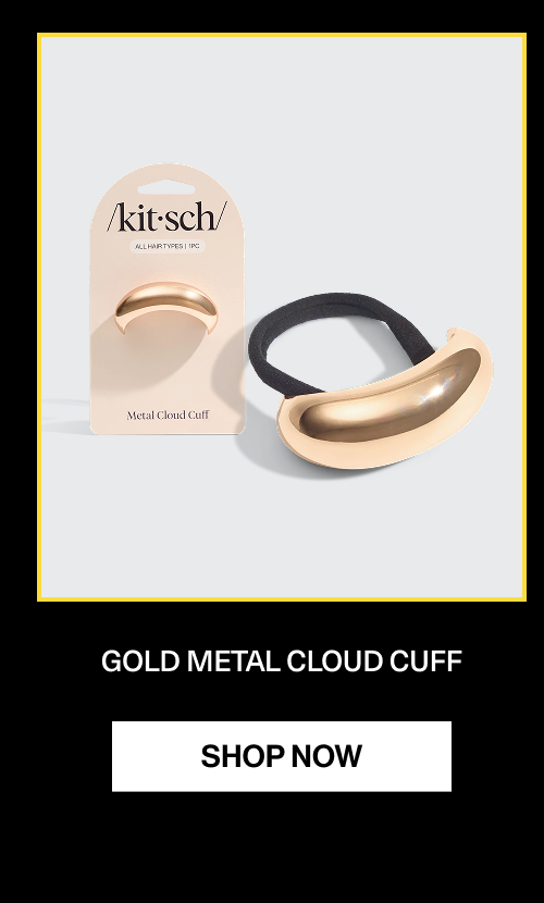 Gold Metal Cloud Cuff
