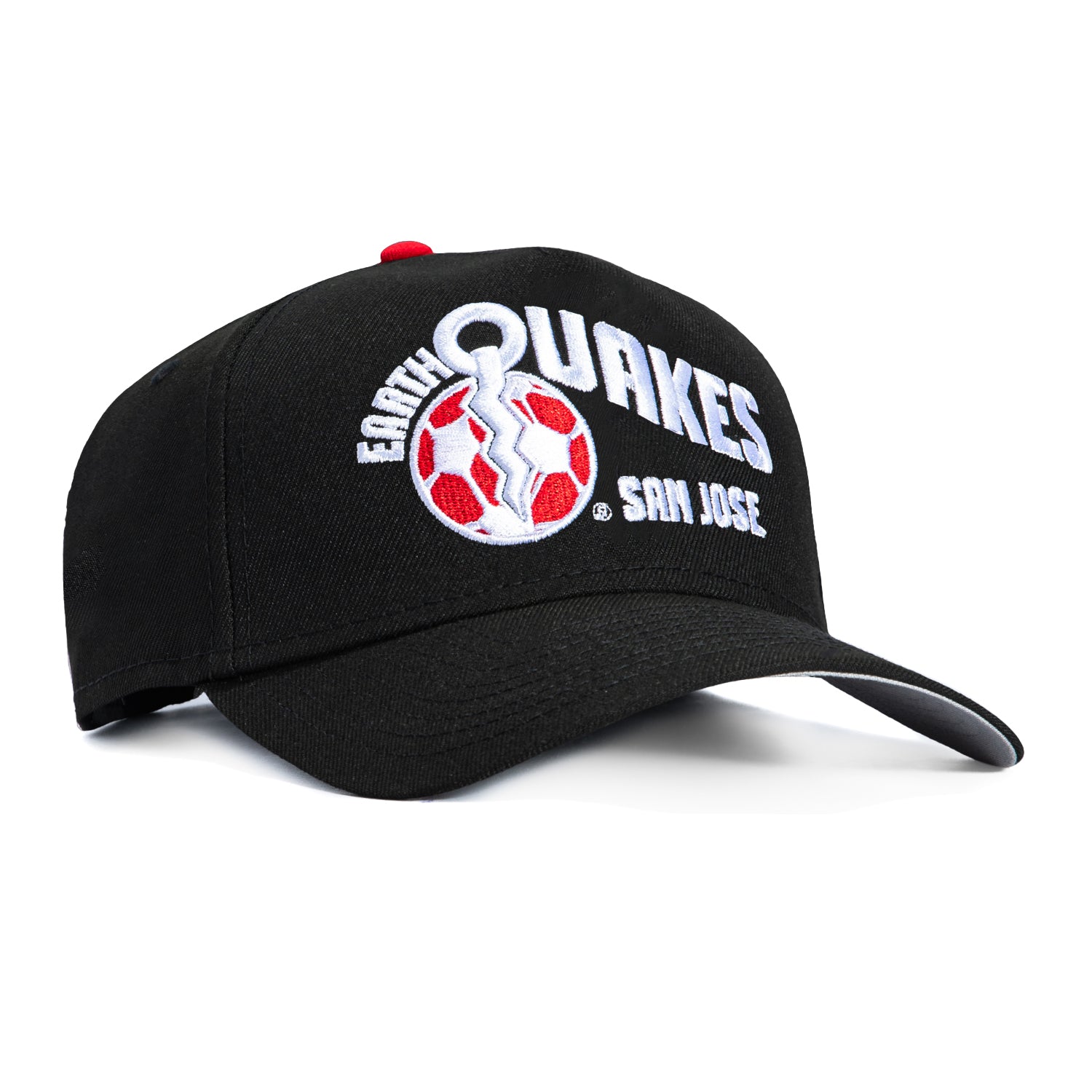 Image of New Era 9Forty A-Frame San Jose Earthquakes Snapback Hat - Black
