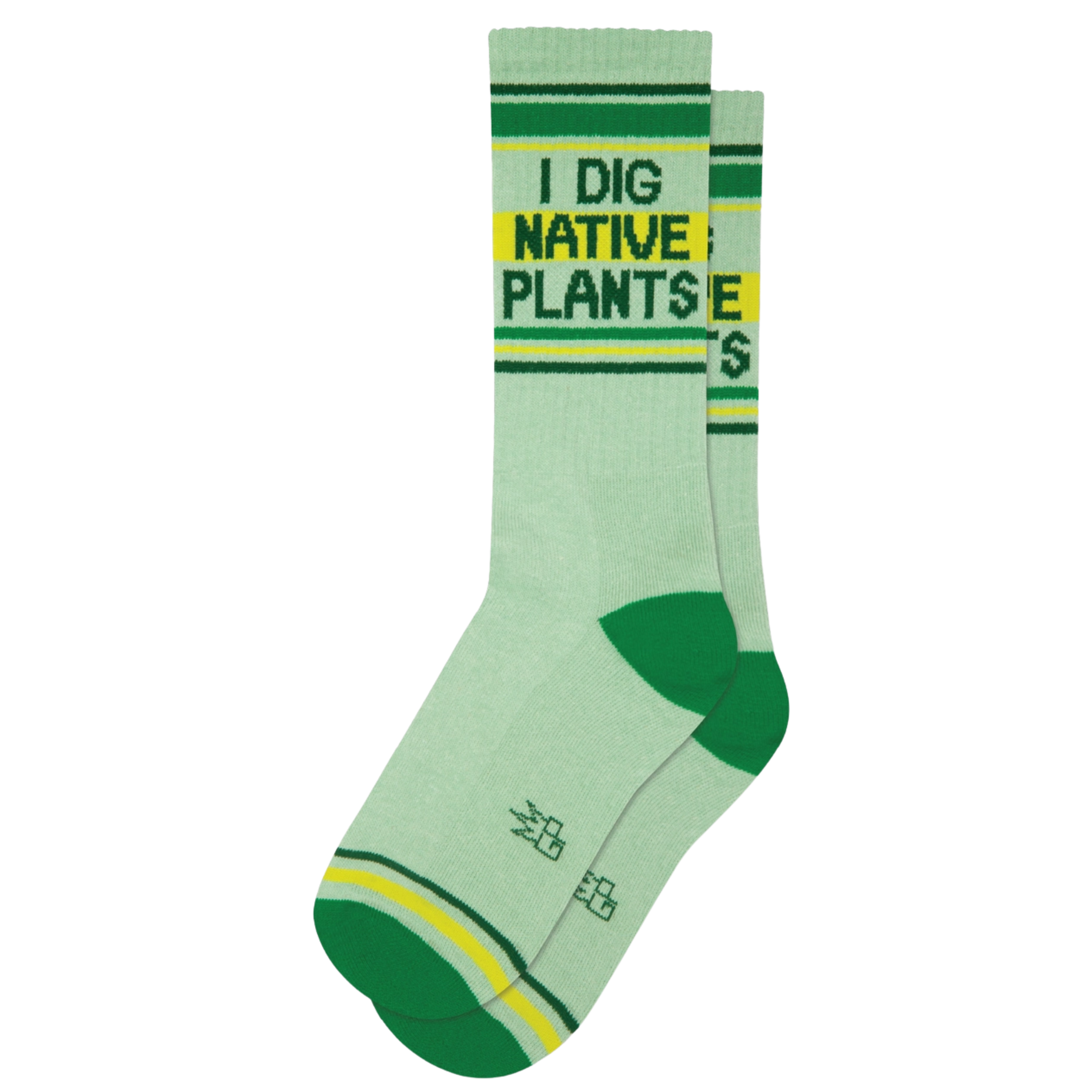 Image of I Dig Native Plants Gym Crew Socks