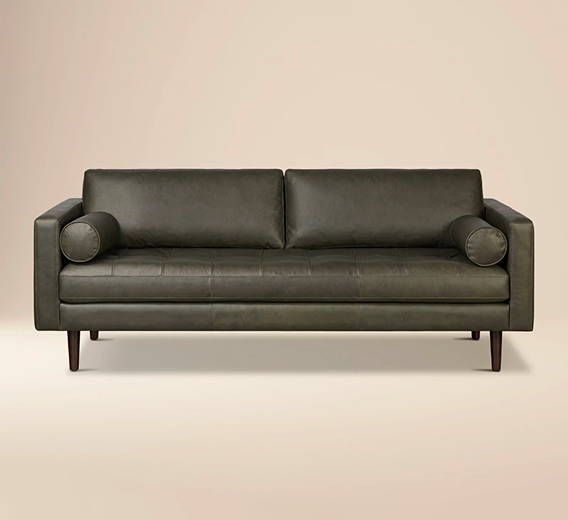 SHOP NAPA 88.5” LEATHER SOFA