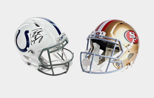 Helmets From NFL Greats