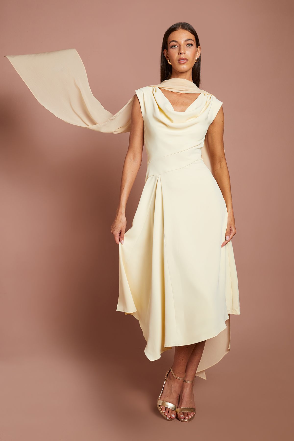 Champagne Chiffon Scarf