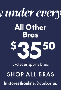 Bras $35.50