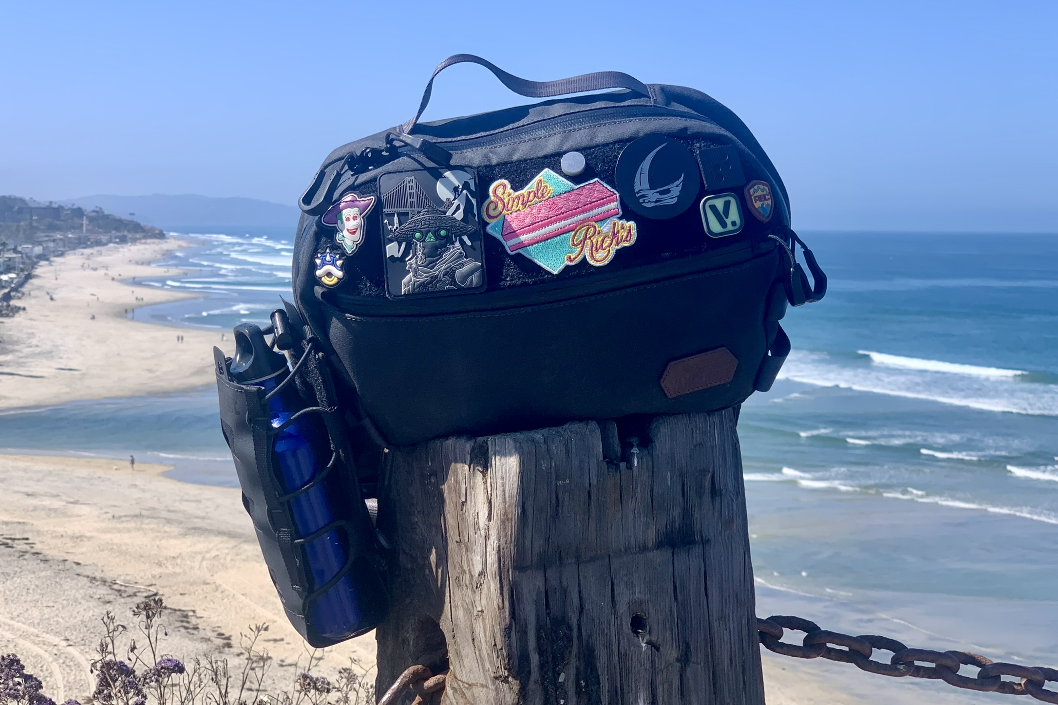 TEKKO-6 sling with HYDRA bottle holder attached.