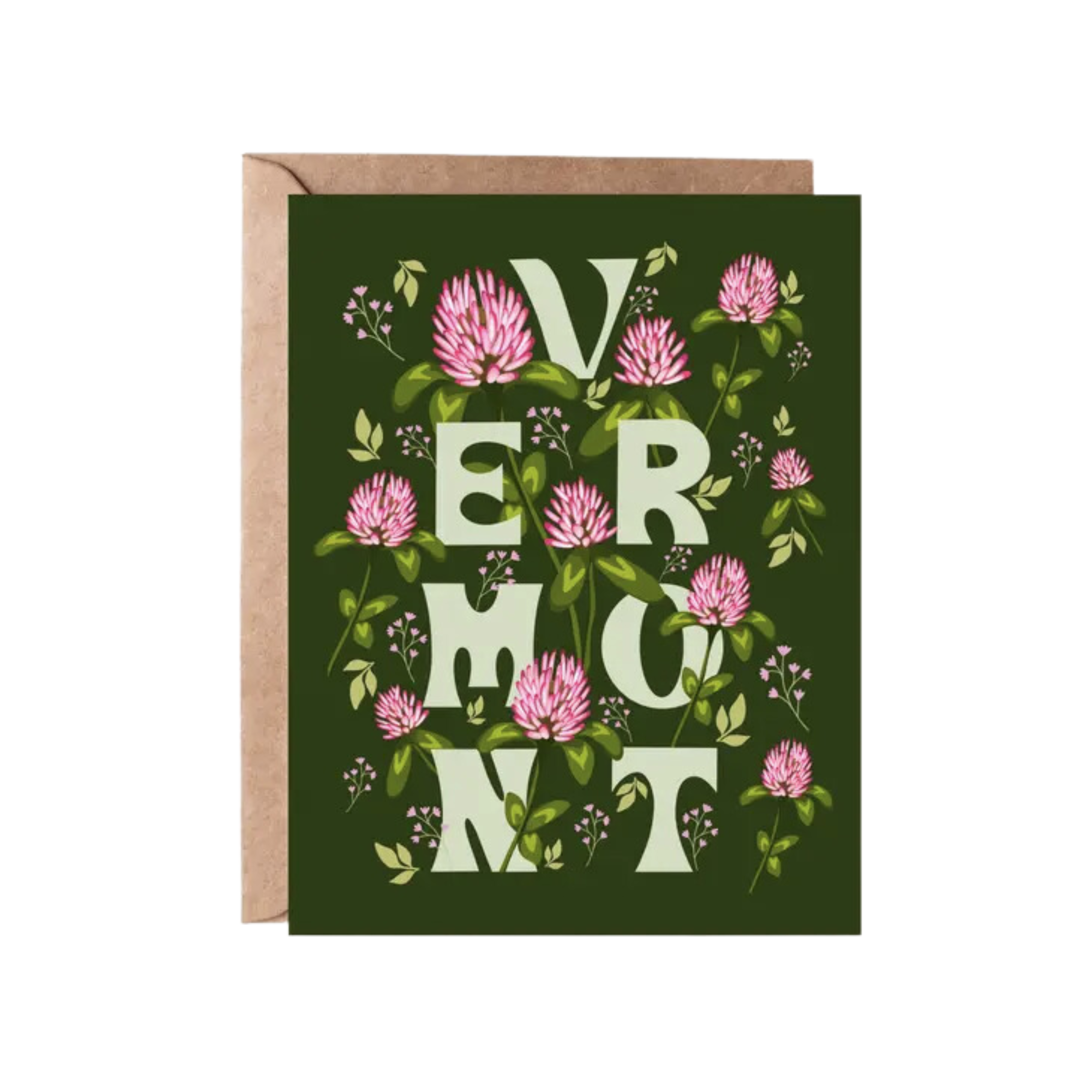 Image of Vermont Clover Greeting Card