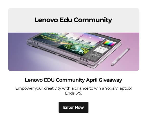 Check out our EDU Community giveaway!
