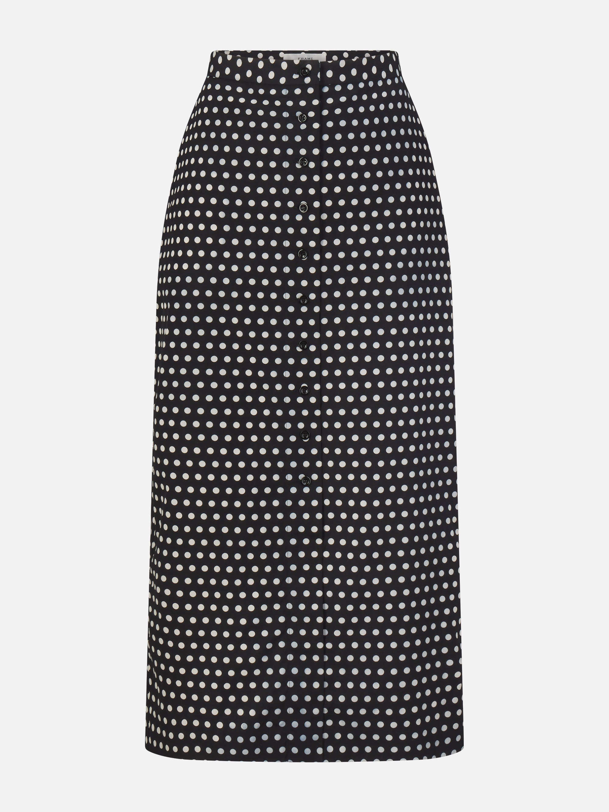 THE POLKA DOT SKIRT IN BLACK MULTI