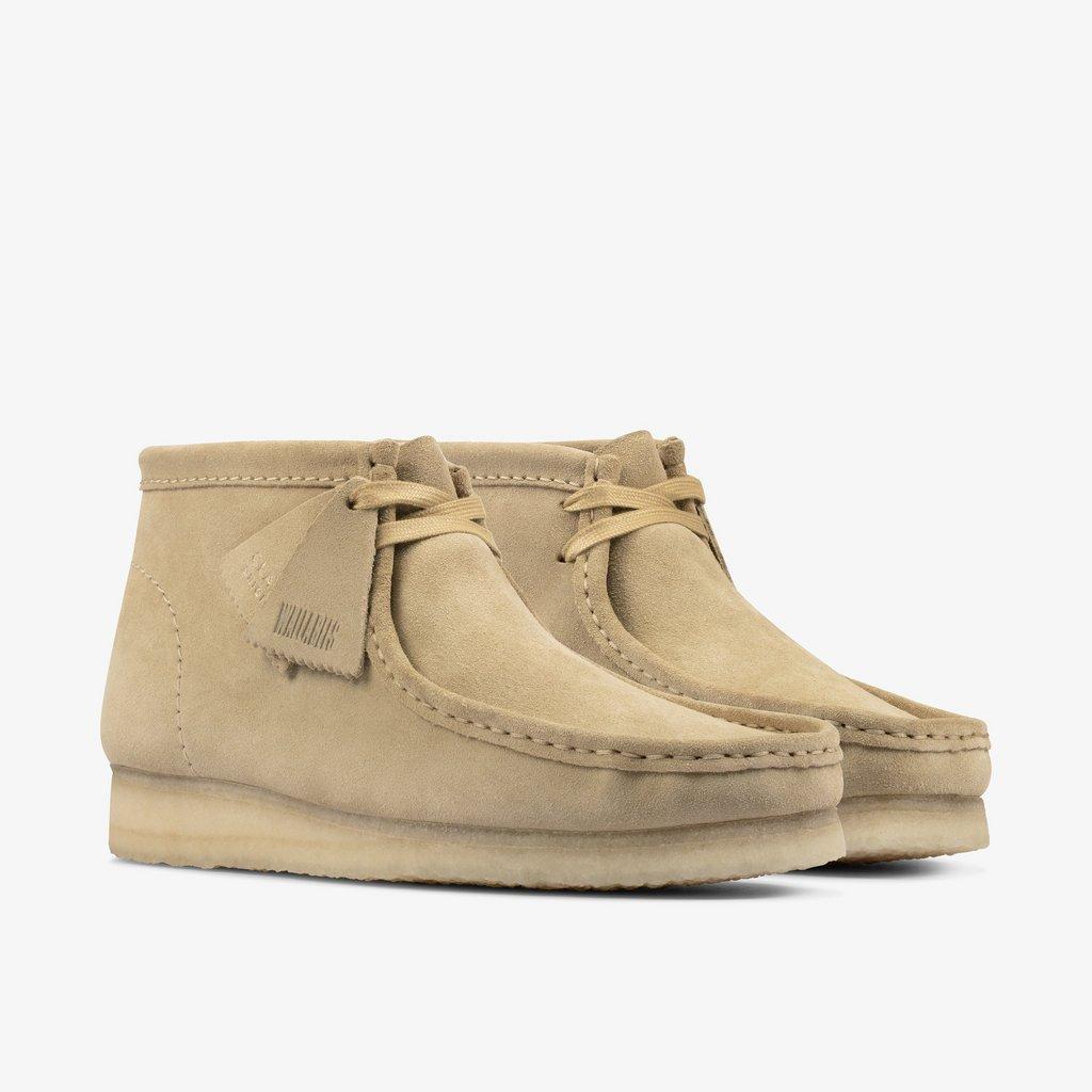 Shop Wallabee Boot Maple Suede