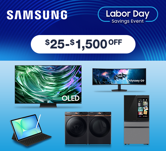 Samsung Appliances $25 - $1,500 OFF