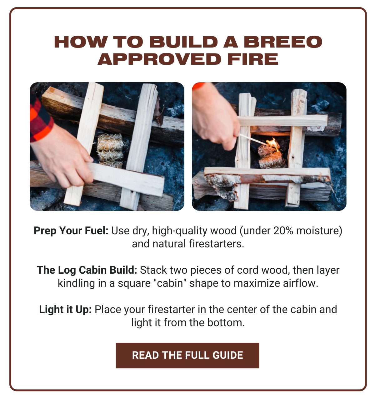 how to build a breeo approved fire
