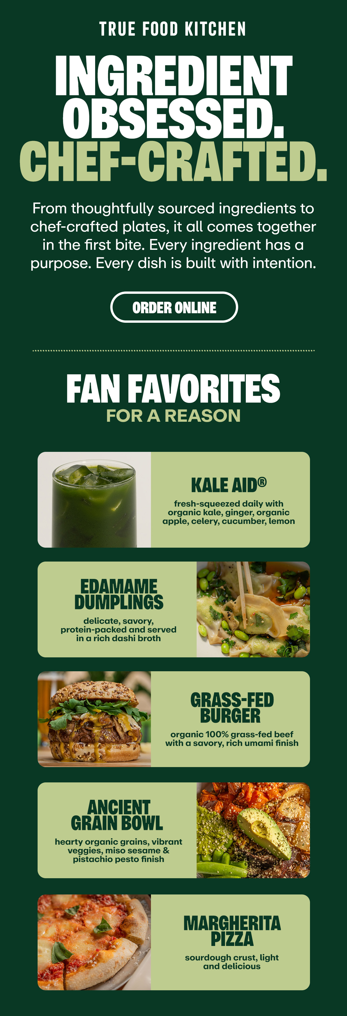 Order Chef-Crafted Favorites