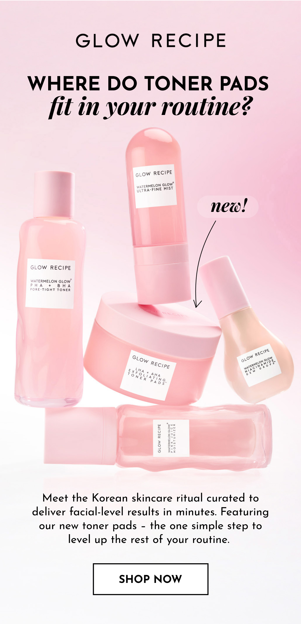 Where do toner pads fit in your routine?
