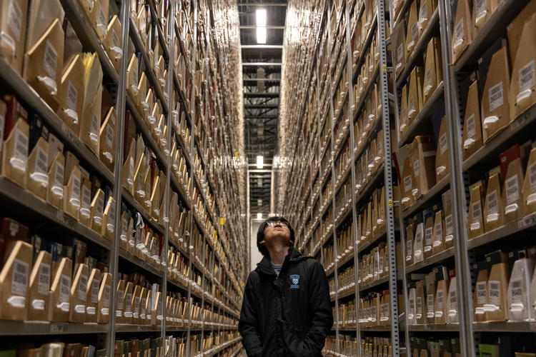 library stacks