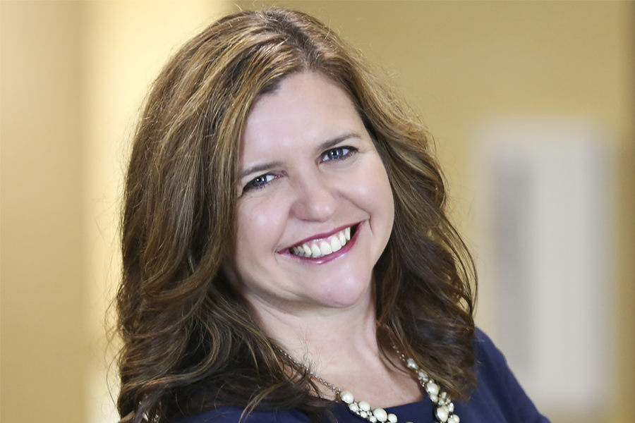Anne Wiltscheck smiles at the camera.