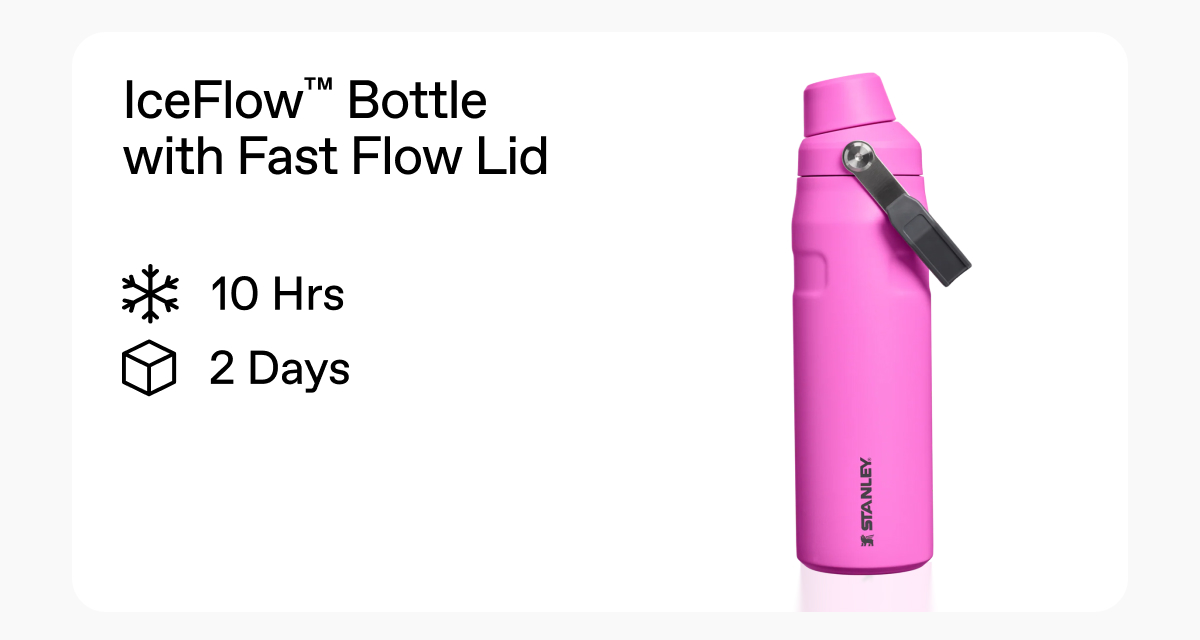 IceFlow™ Bottle with Fast Flow Lid | 24 OZ