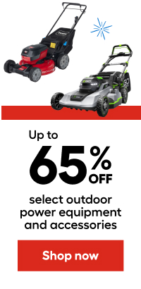 Up to 65% OFF Select outdoor power equipments and accessories