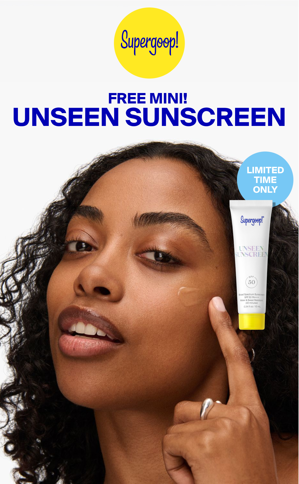 Free Mini! Unseen Sunscreen SPF 50