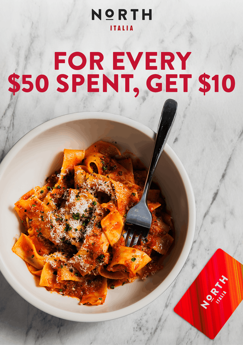 FOR EVERY $50 SPENT, GET $10