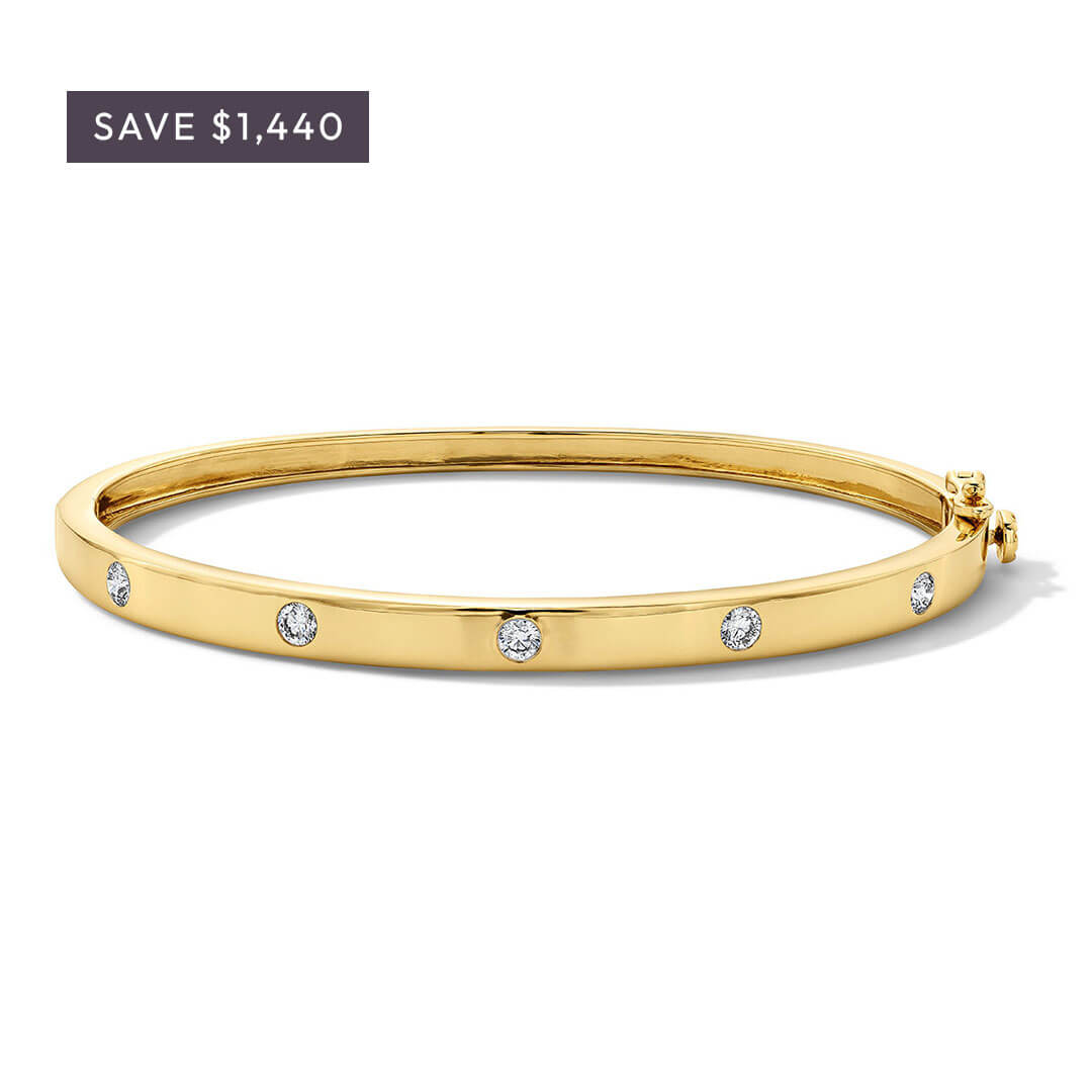 Etoile Bezel Bangle