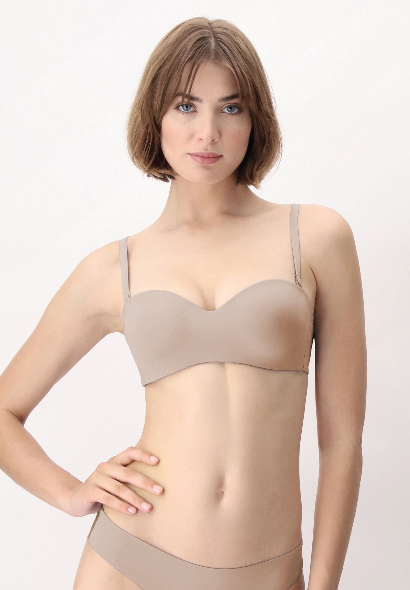 Image of Padded band with Perfect Fit underwire - Nude