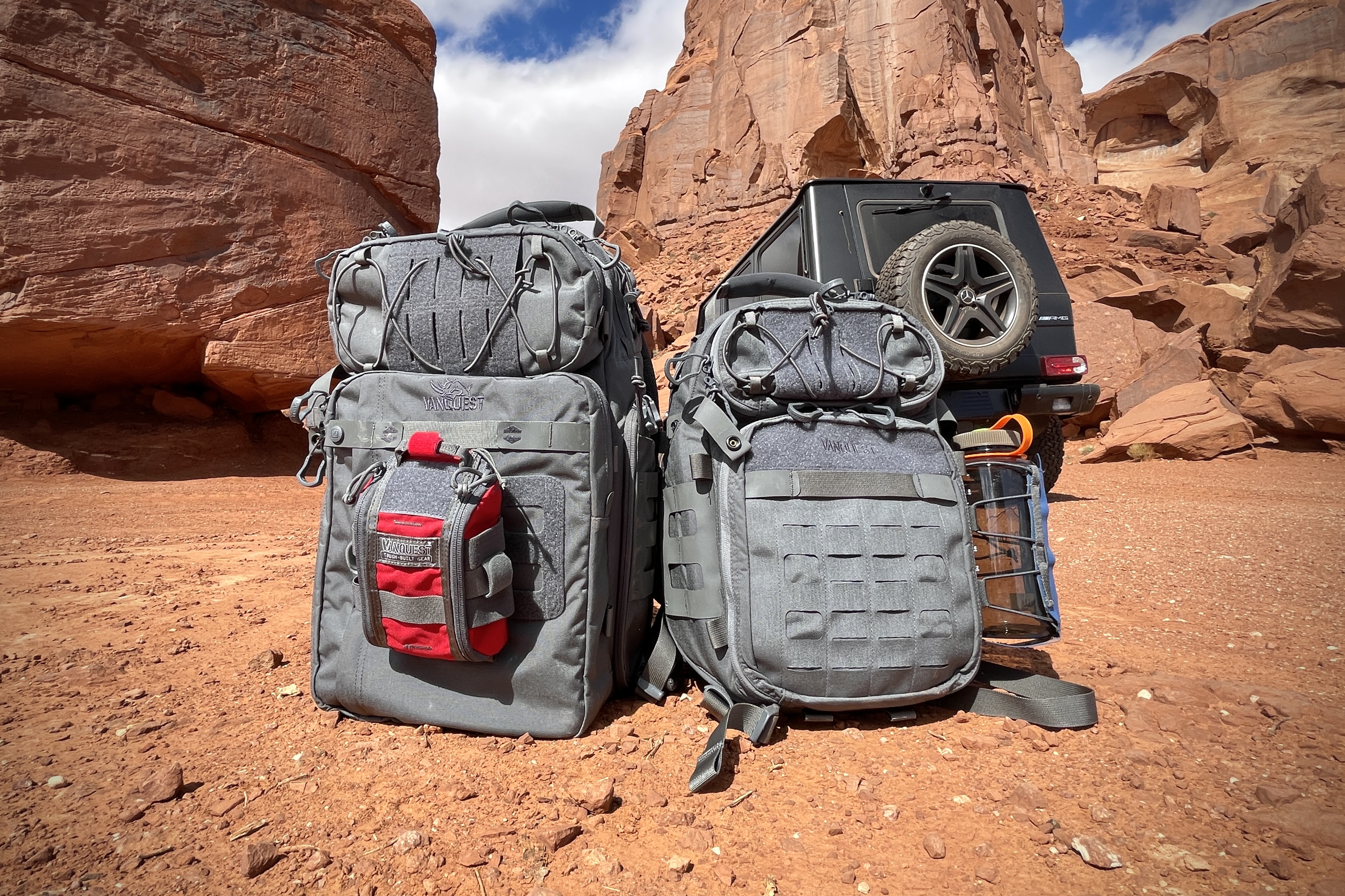 TRIDENT-32 and JAVELIN-18 backpacks.