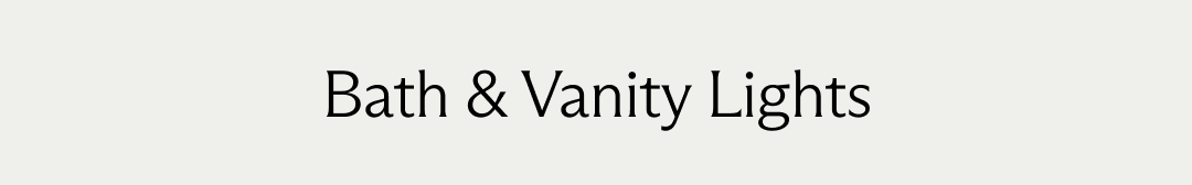 Bath & Vanity Lights