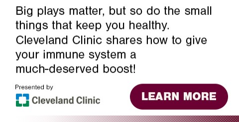 Big plays matter, but so do the small things that keep you healthy. Cleveland Clinic shares how to give your immune system a much-deserved boost!