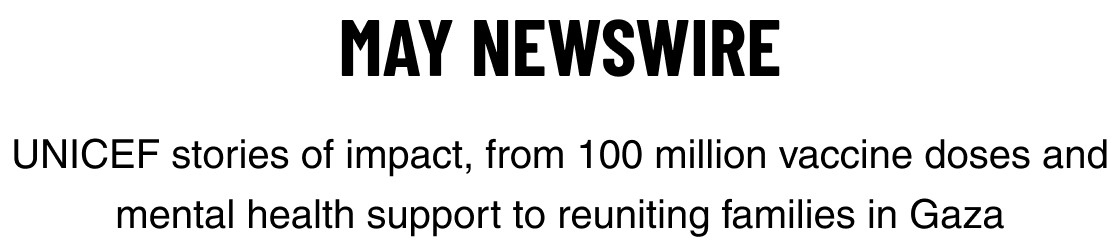 MAY NEWSWIRE