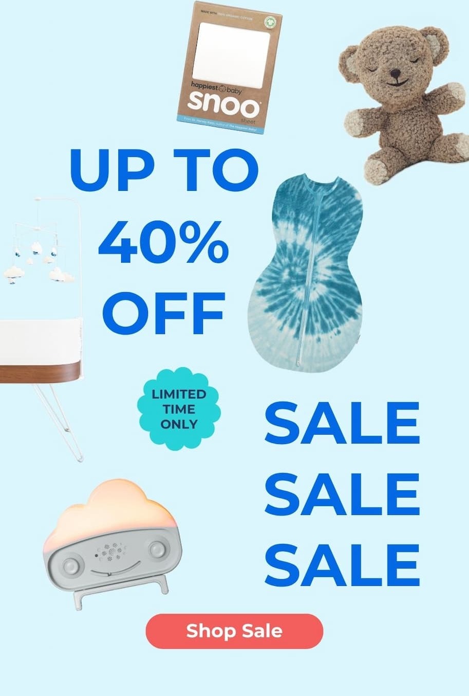 UP TO 40% OFF SALE. LIMITED TIME ONLY. SHOP SALE