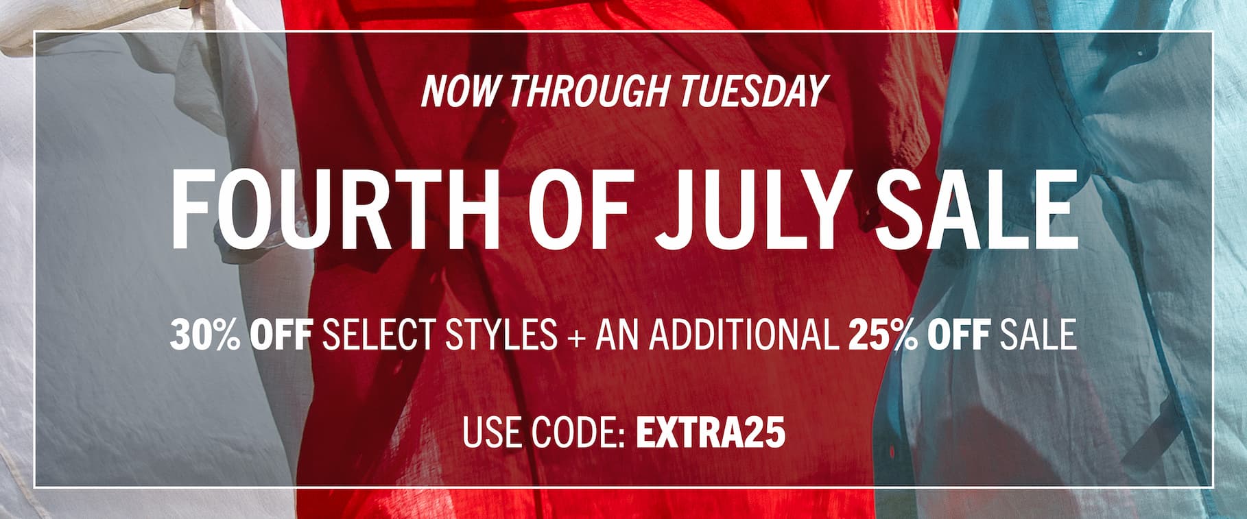 Fourth of July Sale on Sale - 25% off Sale Styles