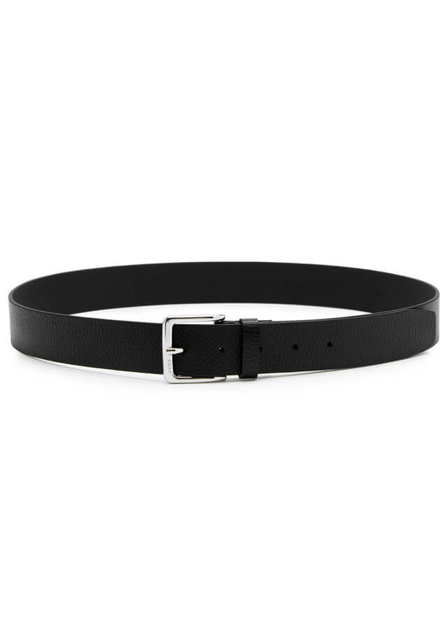 BOSS Ronnie grained leather belt