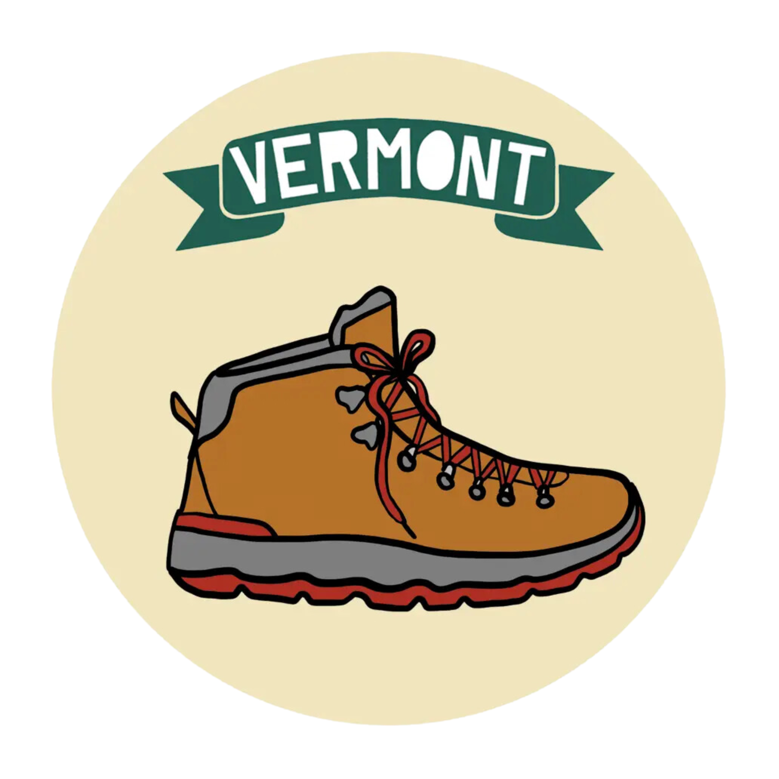 Image of Vermont Hiking Boot Sticker