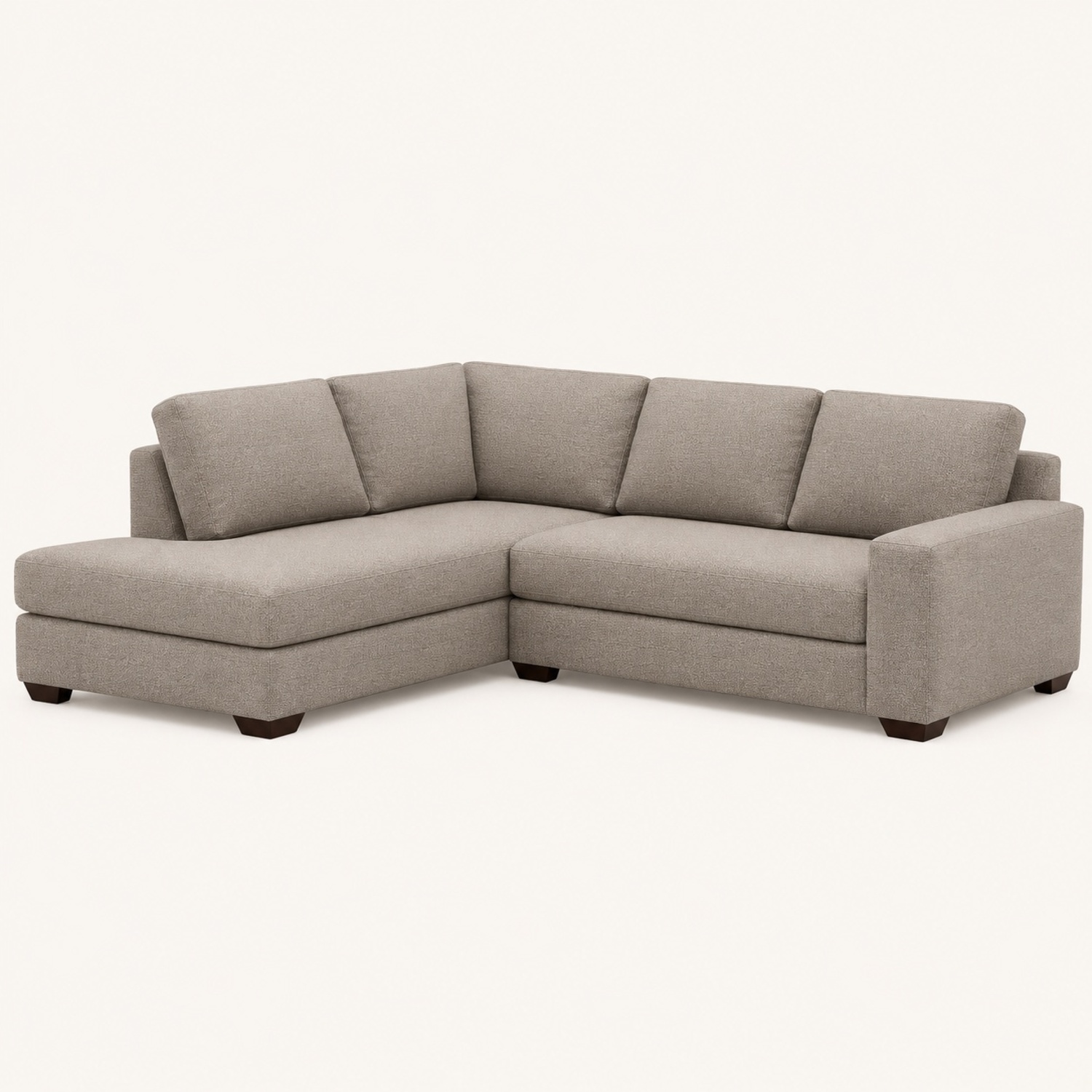 Pottery Barn Big Sur Light Gray Fabric Sectional