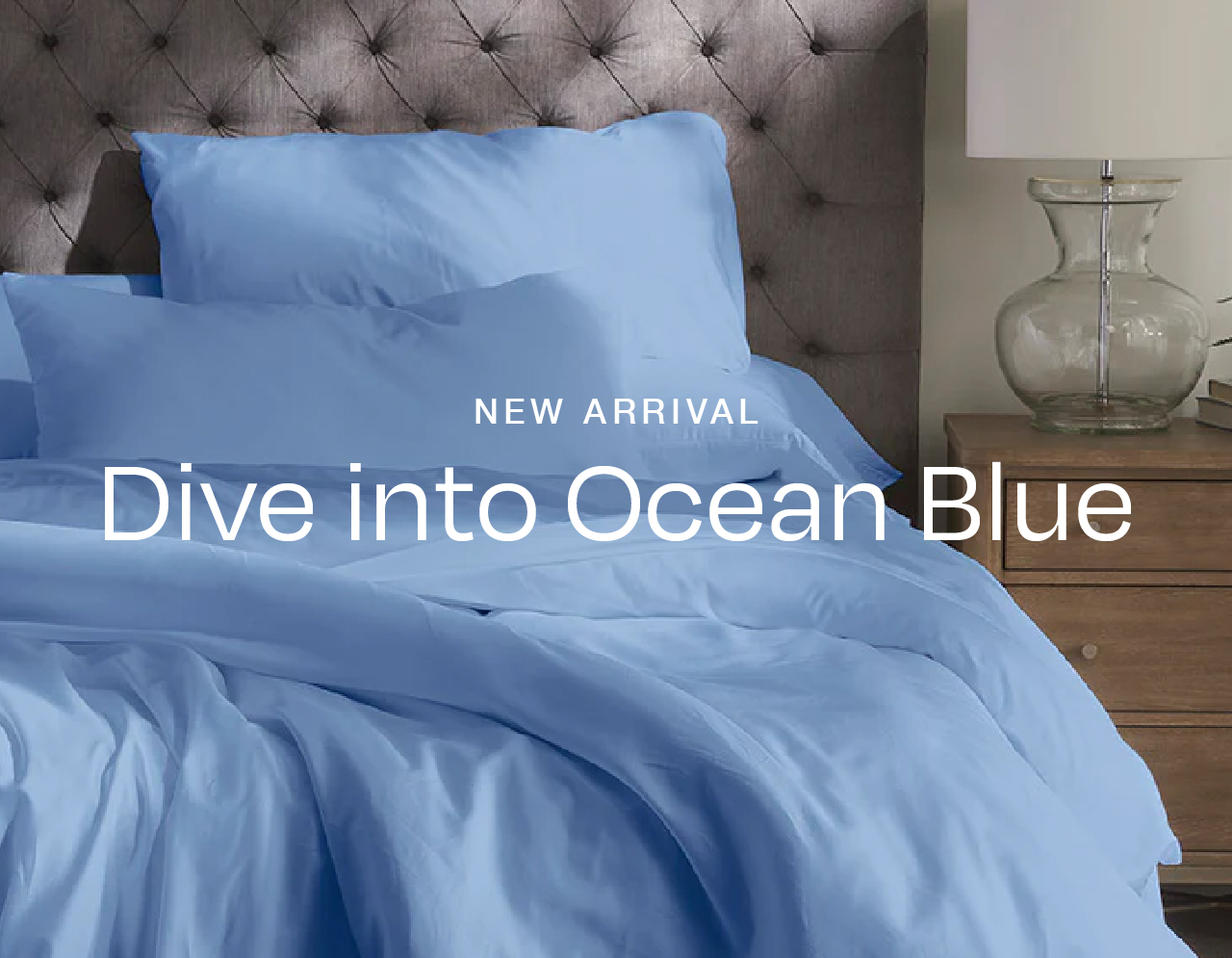 Ocean Blue Bamboo Bedding