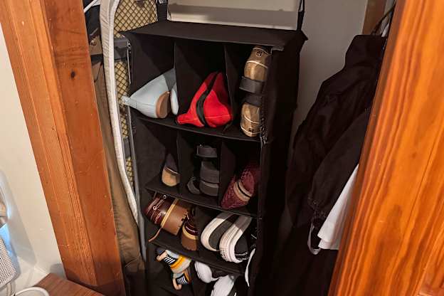 I Doubled My Closet Storage with This $25 Hanging Organizer