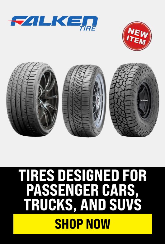 tires designed for passenger cars, trucks, and SUVs
