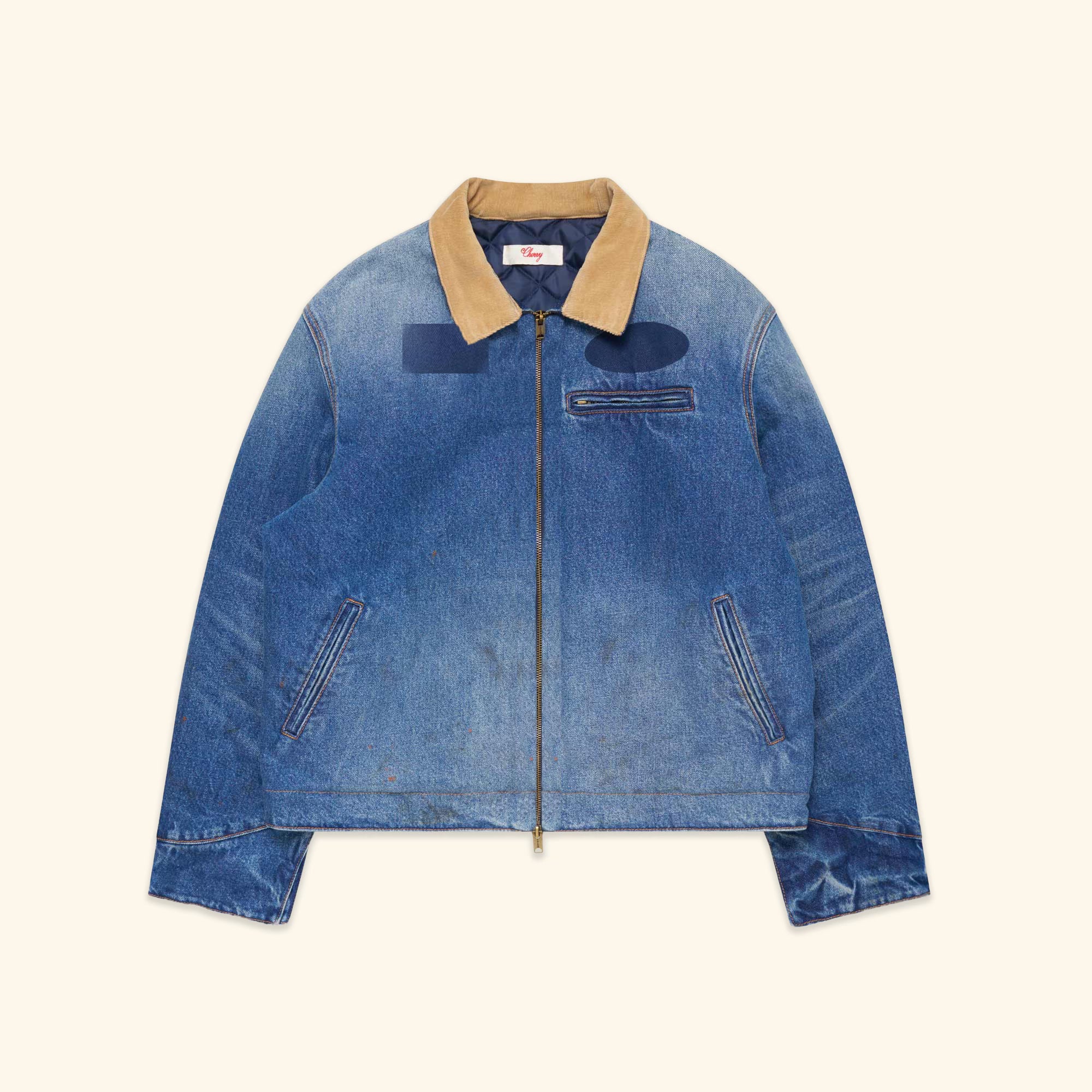 Image of Sun Faded Work Jacket (Denim)