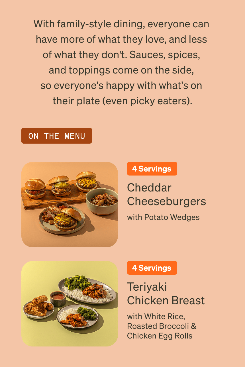 Explore the menu.