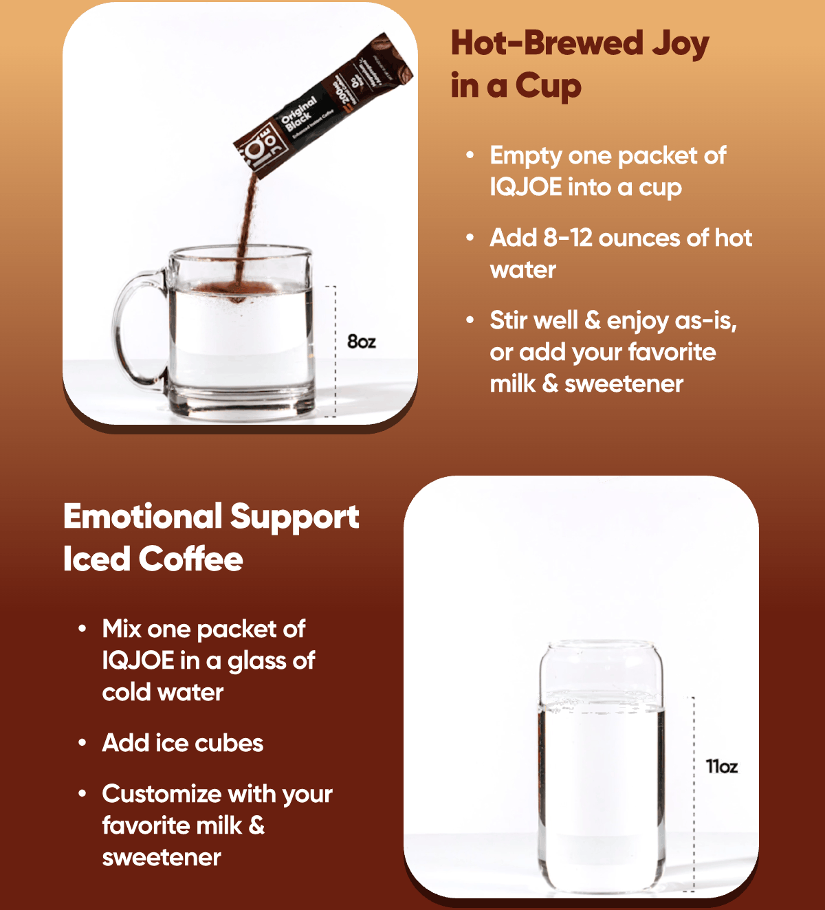 Emotional Support Iced Coffee