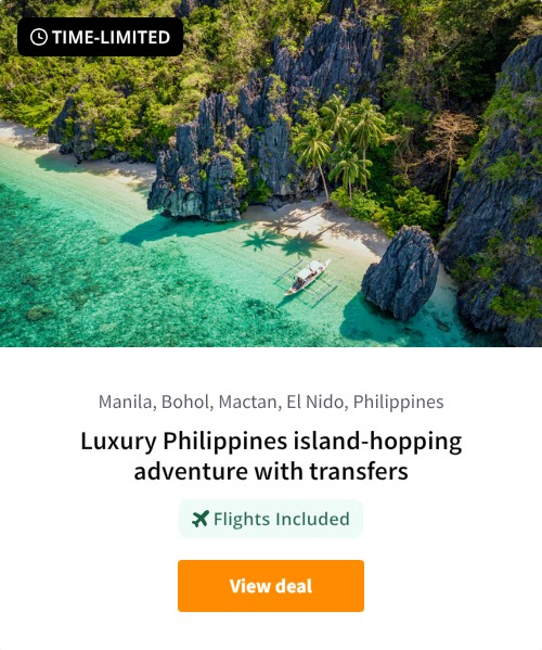 Luxury Philippines island-hopping adventure with transfers