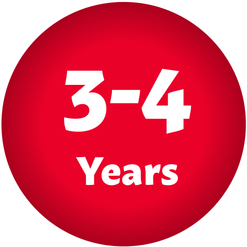 3-4 Years
