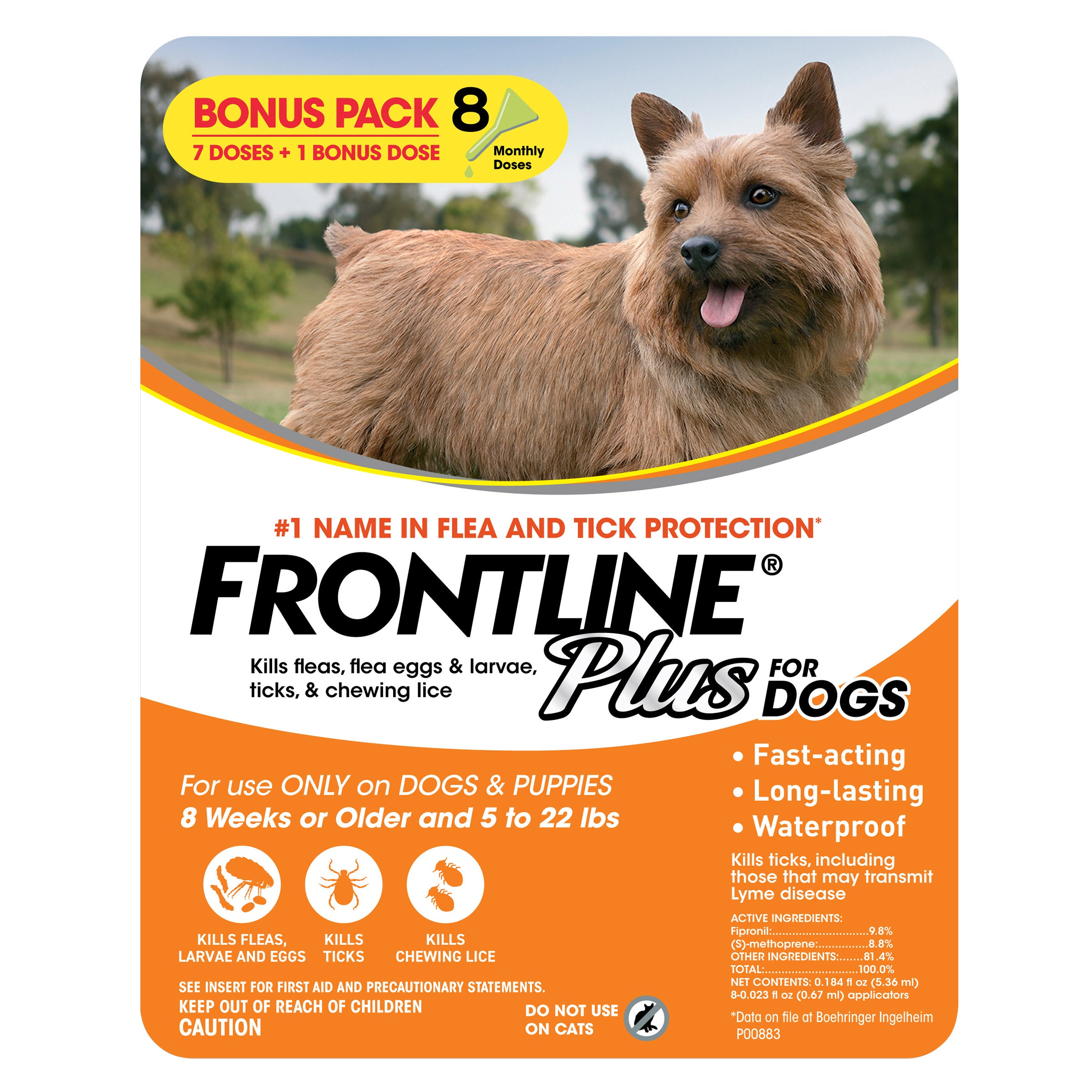 Frontline Plus Flea and Tick Dog Treatment