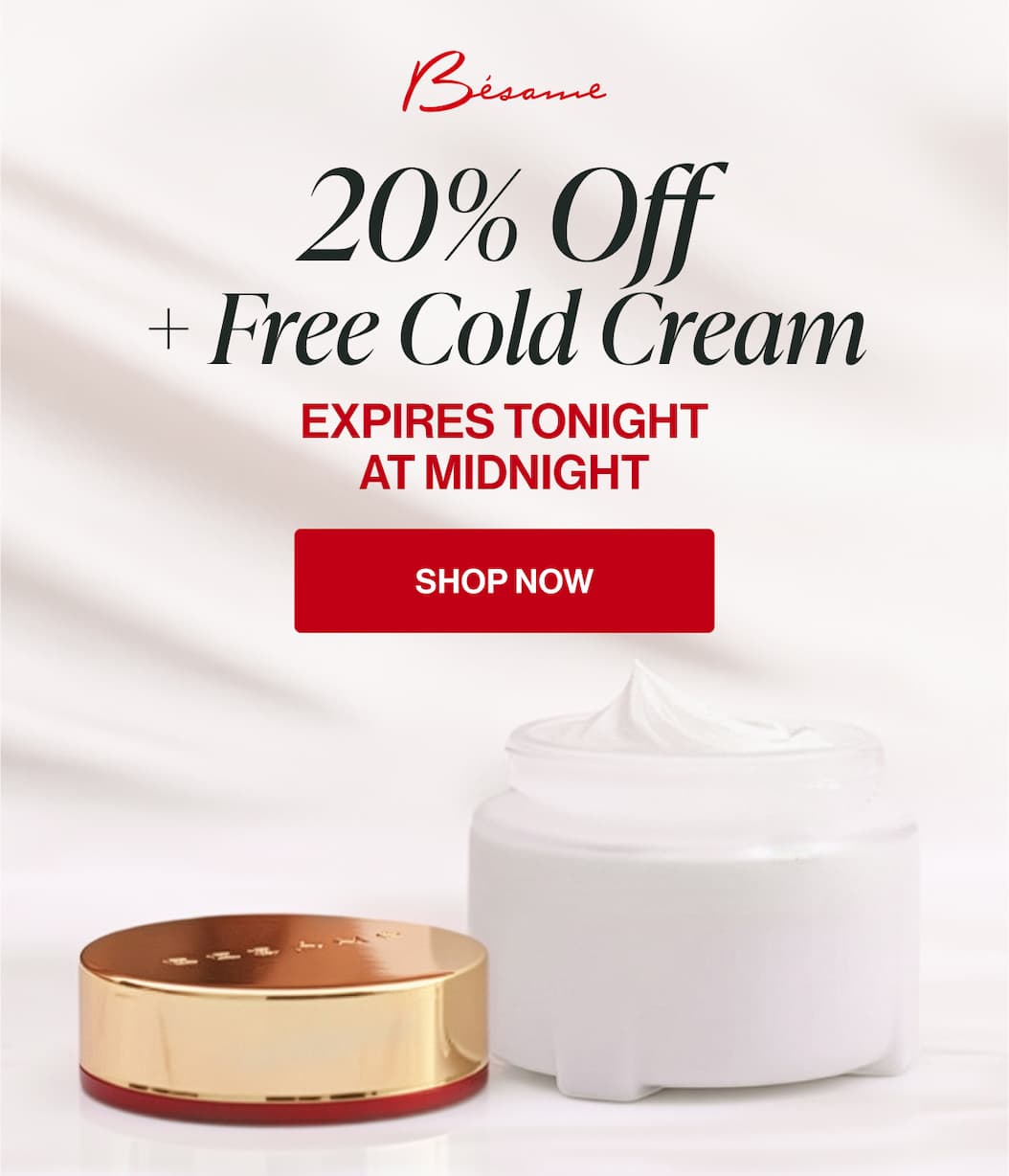 20% off sidewide + free cold cream